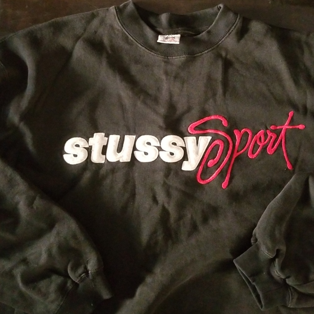 Vintage STUSSY Sport Crewneck XL